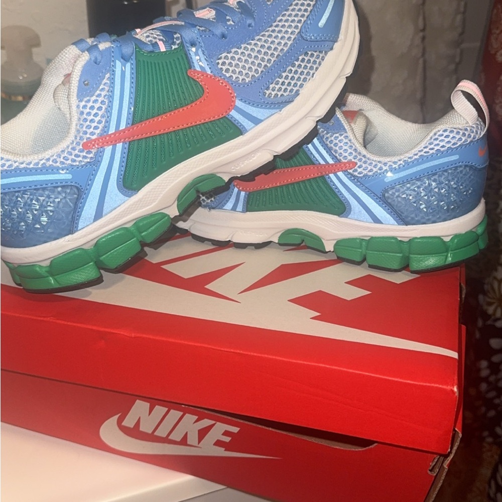 Nike Kids Blue, Green, and Red Sneakers